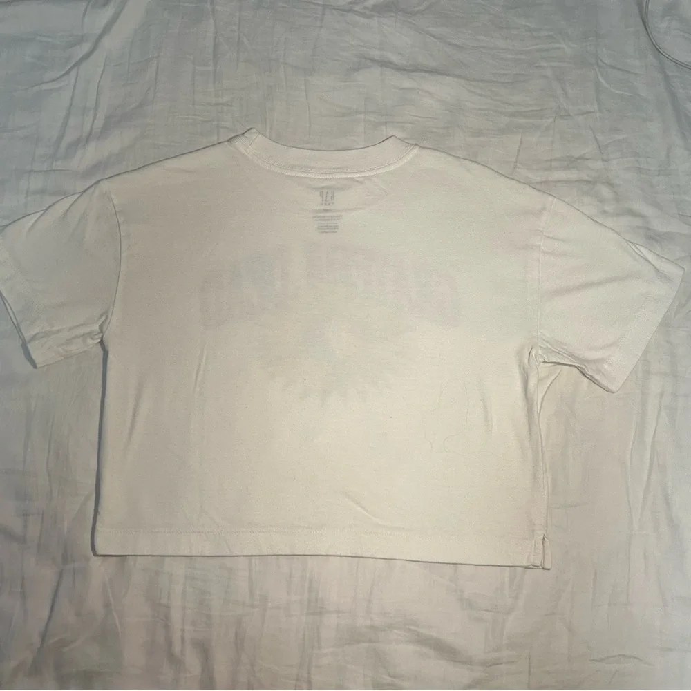 GAP Teen Girls Grateful Dead White Crop Top - Picture 2 of 2